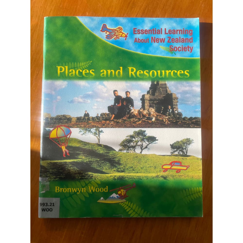Essential learning about nz society: places and resources - bronwyn wood - print books book - condition: used