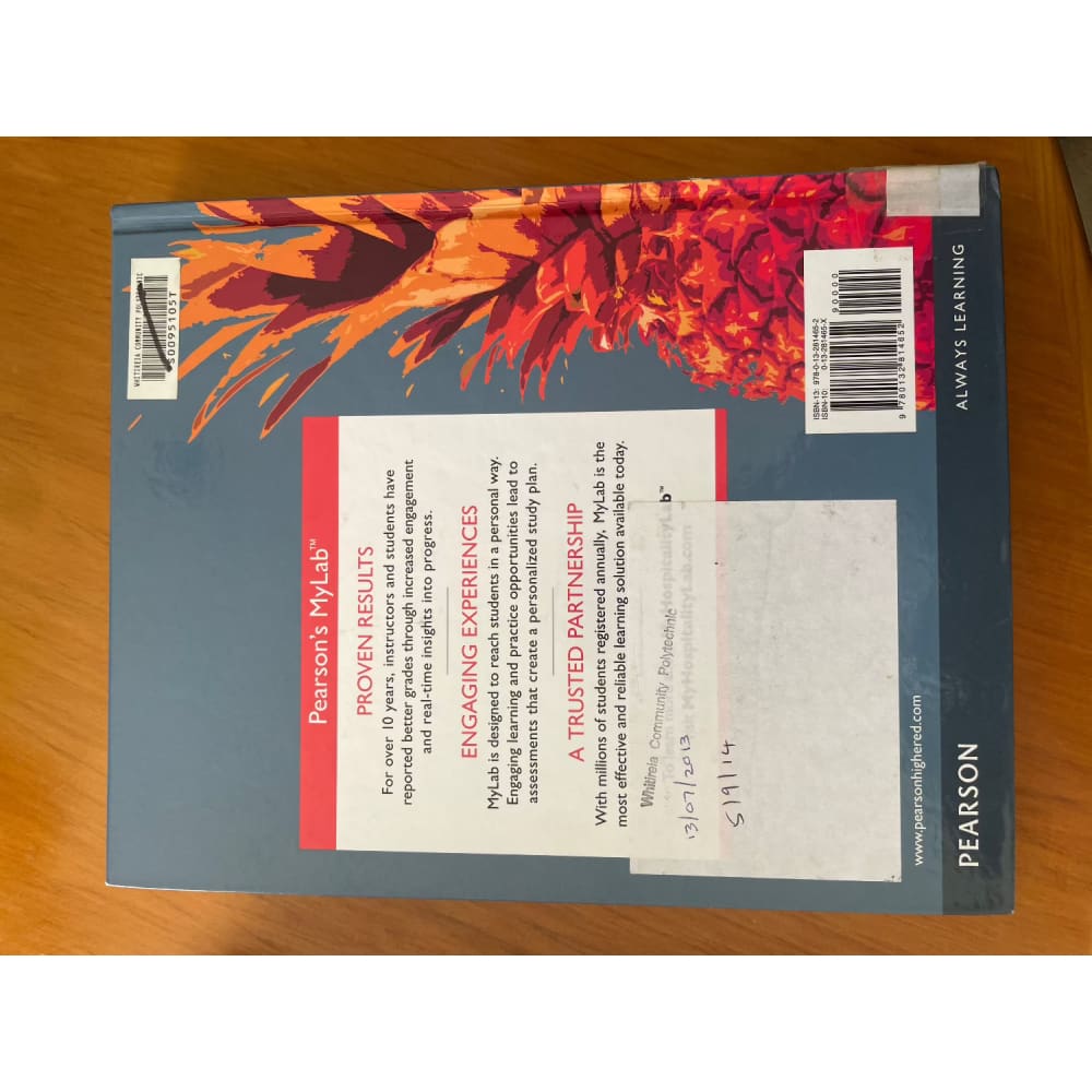 Introduction to hospitality - print books book - condition: used - hospitality printed media