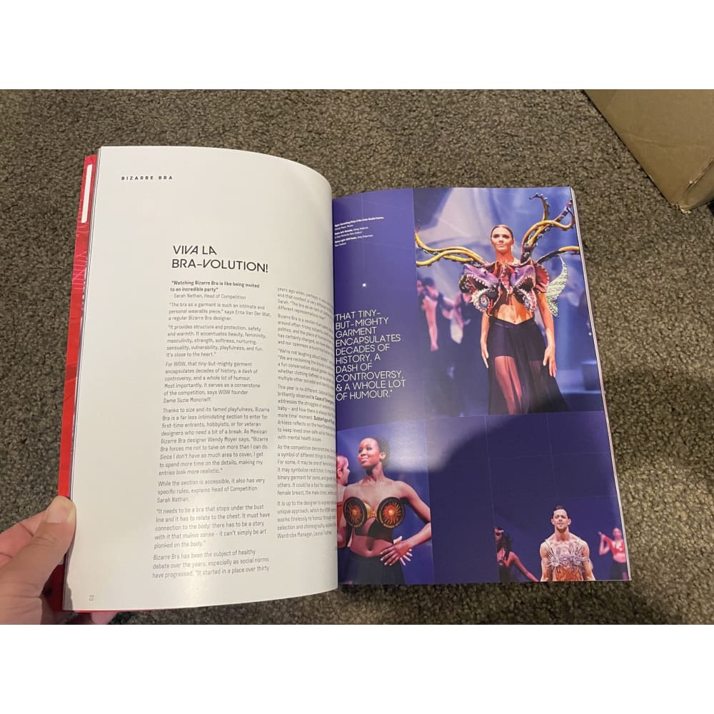 Beyond: world of wearableart 2023 - print books art - book - condition: used - fashion printed media