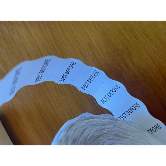10x roll self-adhesive best before labels - labels & tags home&living materials
