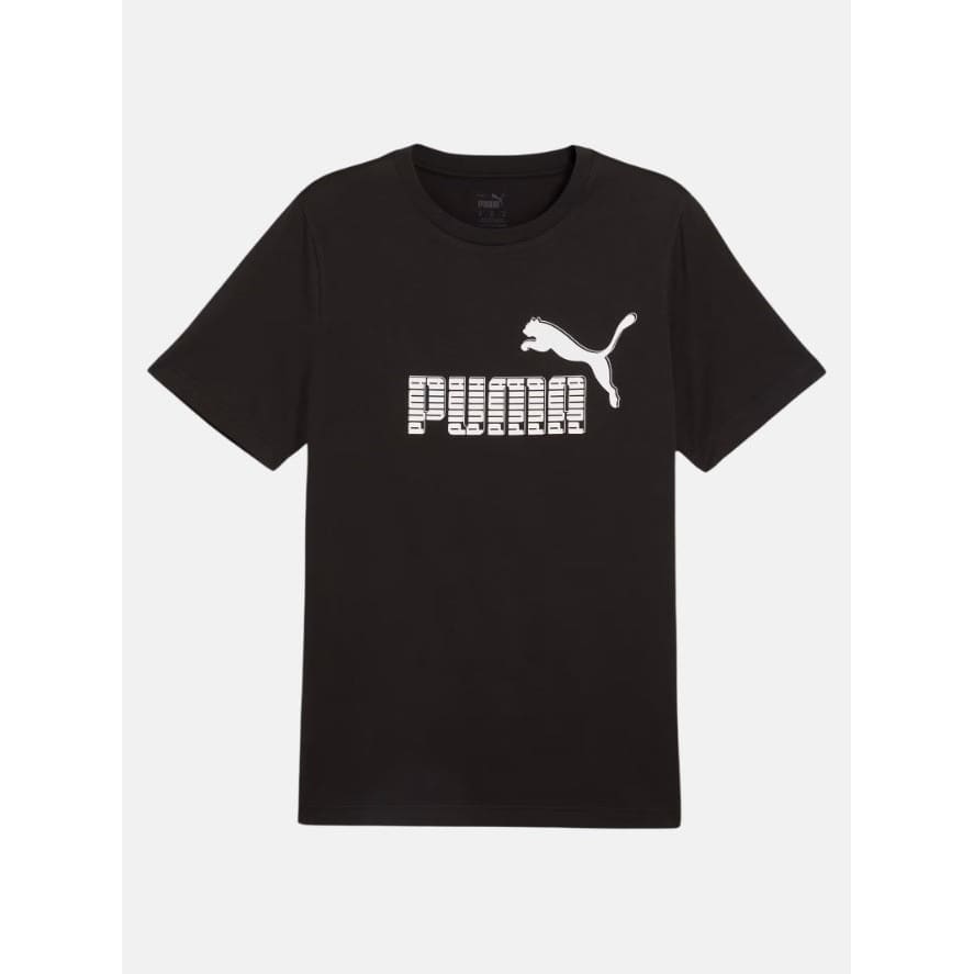 Puma graphics size s black no.1 logo tee - t-shirts tops men’s apparel