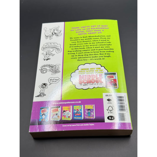 Middle school: dogs best friend by james patterson - books printed media