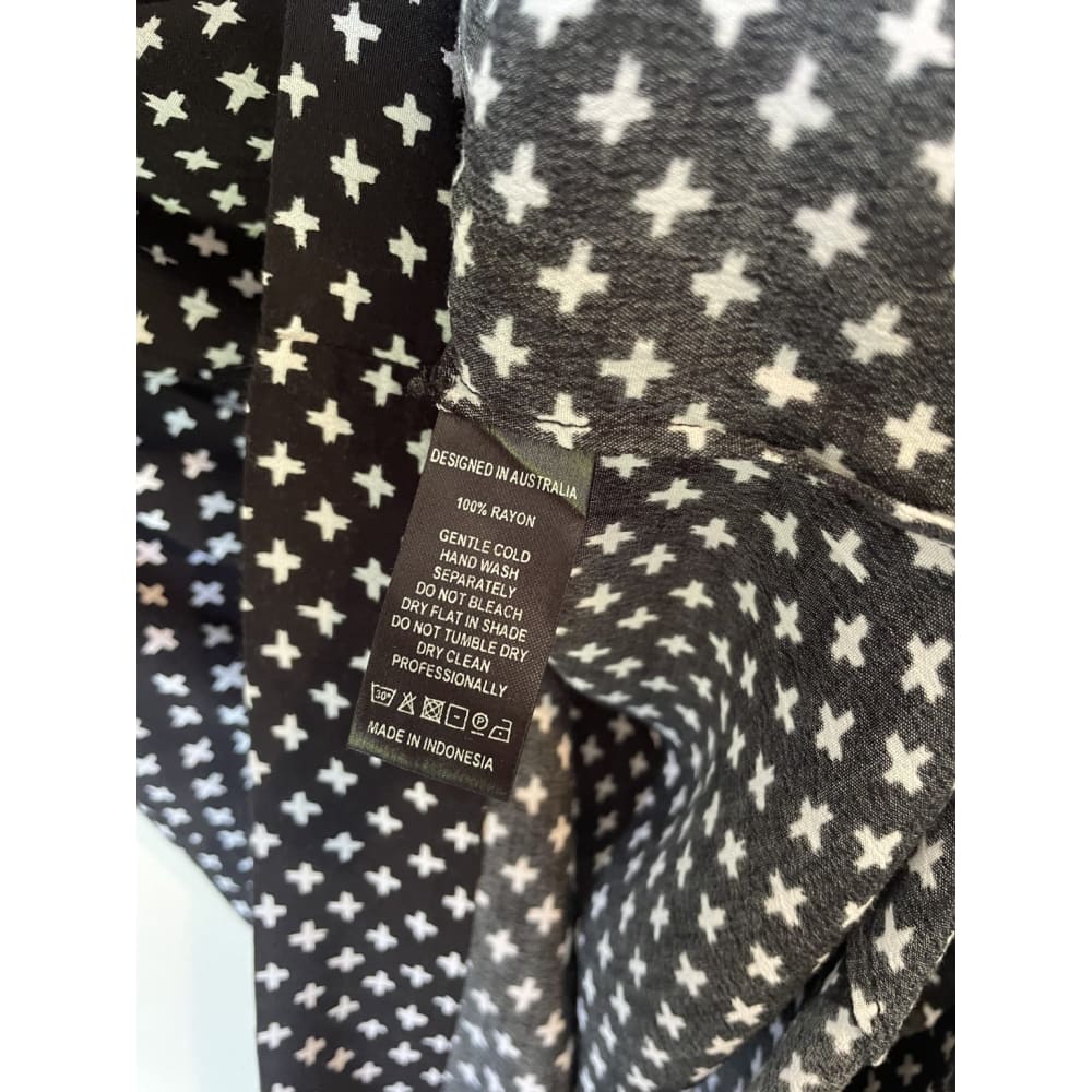 S/w/f boutique size l (12) 100% rayon dress - l - dresses clothing & fashion - condition: used - dresses - long sleeve
