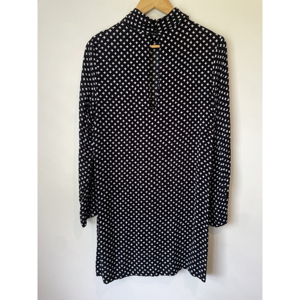 S/w/f boutique size l (12) 100% rayon dress - l - dresses clothing & fashion - condition: used - dresses - long sleeve