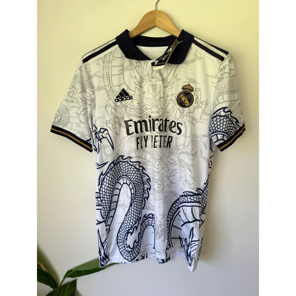 Adidas jsy size s real madrid dragon jersey - activewear tops menās apparel