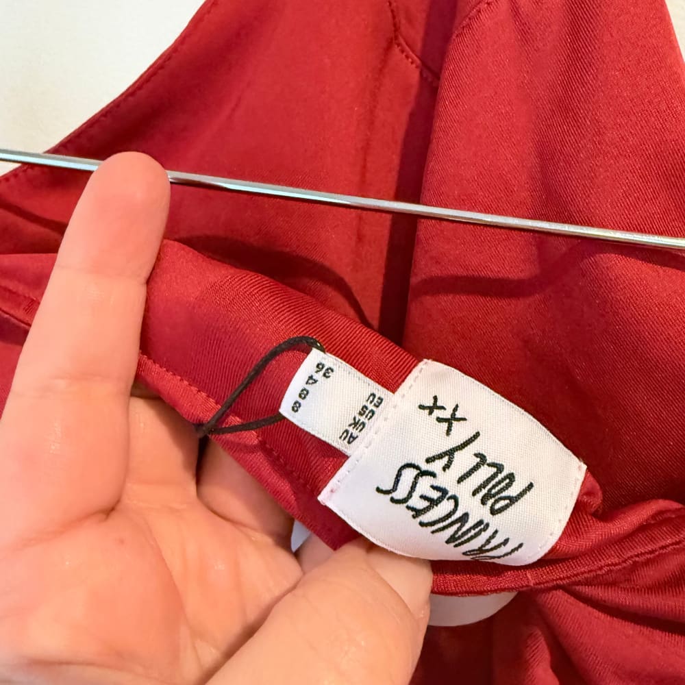 Princess polly size 8 imposter top cherry red - clothing tops top womenās apparel