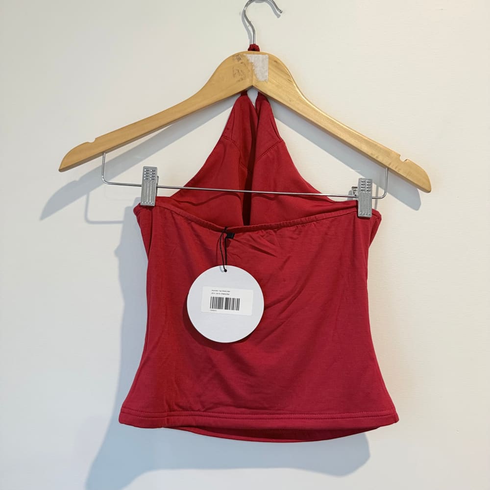 Princess polly size 8 imposter top cherry red - clothing tops top womenās apparel