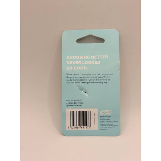 Over & over recycled material ponytailers beige and grey - ponytail holders home&living materials