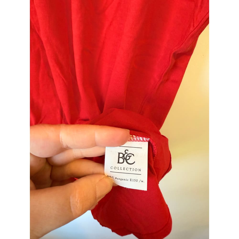 B&c collection size 2xl (l-xl fit) organic cotton t-shirt - t-shirts top womenās apparel
