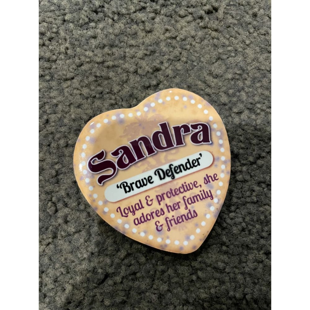 Sandra personalised fridge magnet - refrigerator magnets decor - home & living - home decor & furniture - magnets