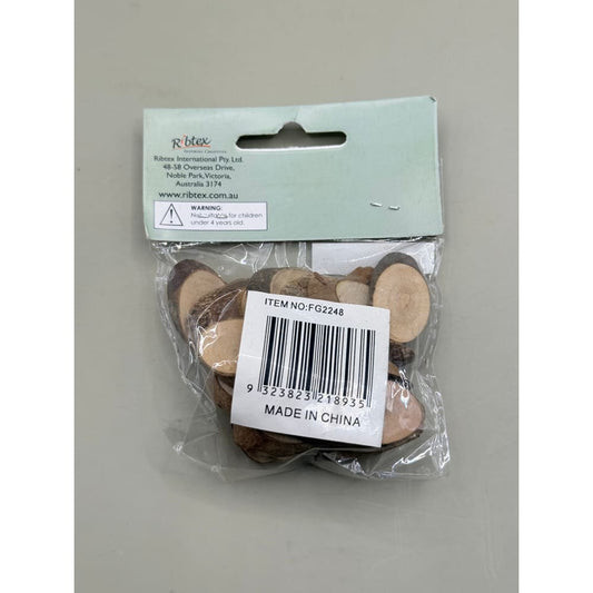 Ribtex fairy garden oval wood chips 25g - doll & action figure accessories crafts