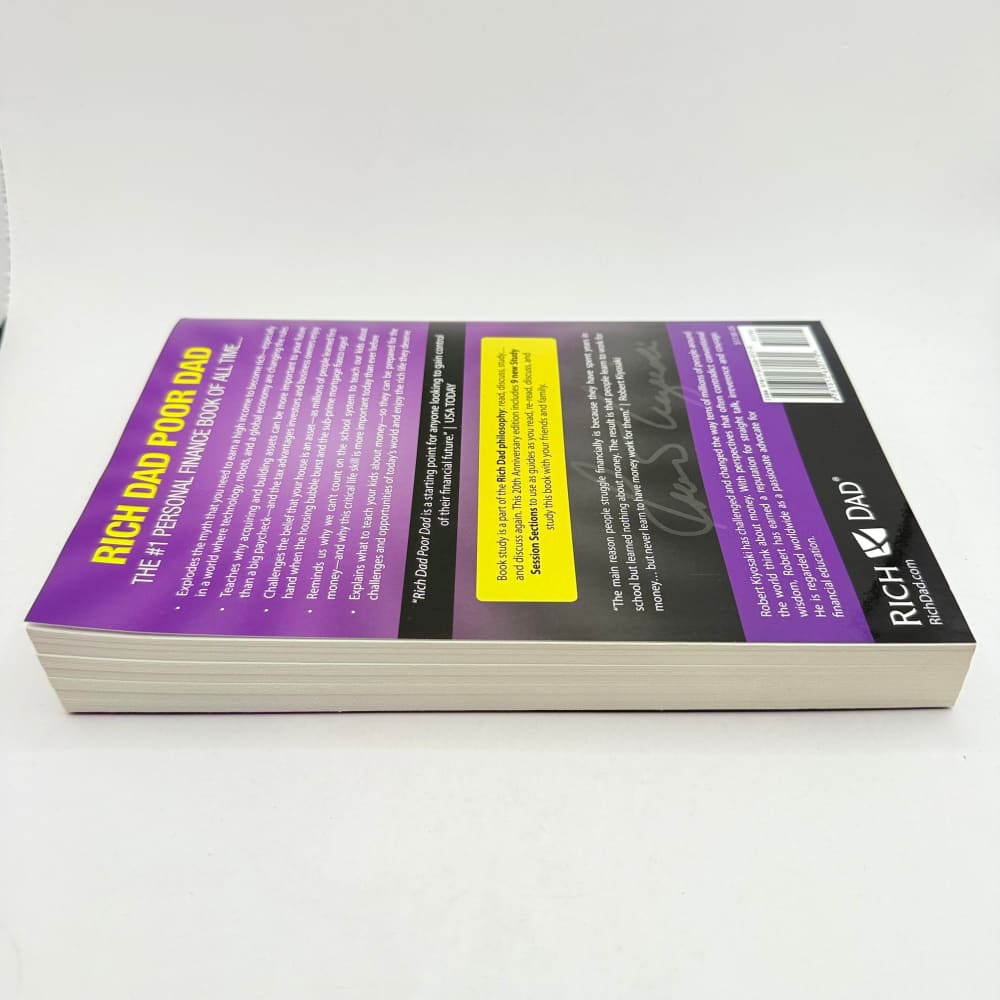 Rich dad poor dad by robert t. Kiyosaki - print books