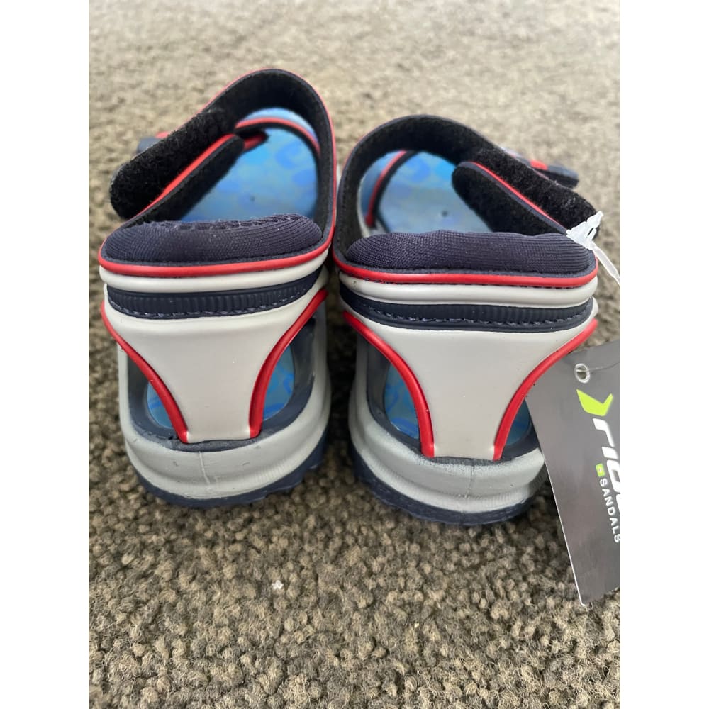 Rider k2 twist ii baby sandals – blue/grey/red | sizes 5 & 11 available - baby & toddler sandals shoes children’s
