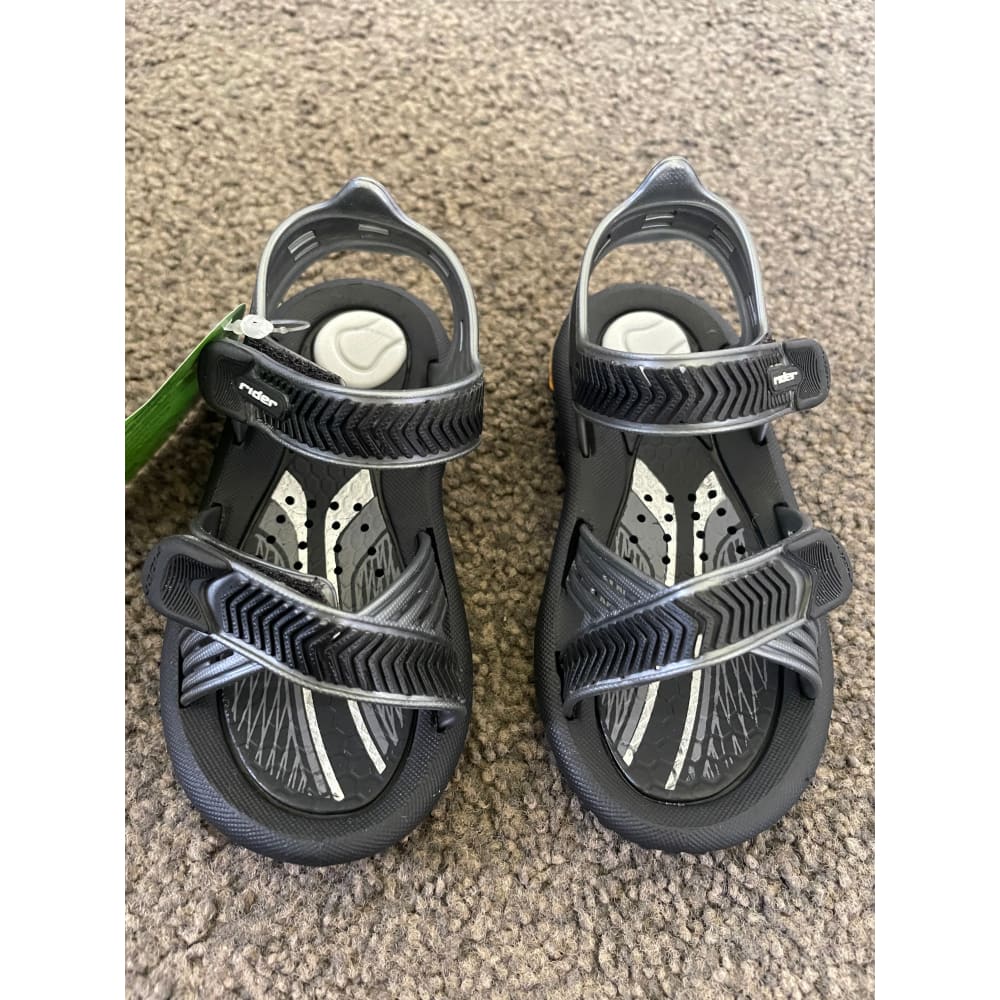 Rider sandals size 6 rider sand games ii baby black/dark grey - baby & toddler shoes shoes children’s apparel