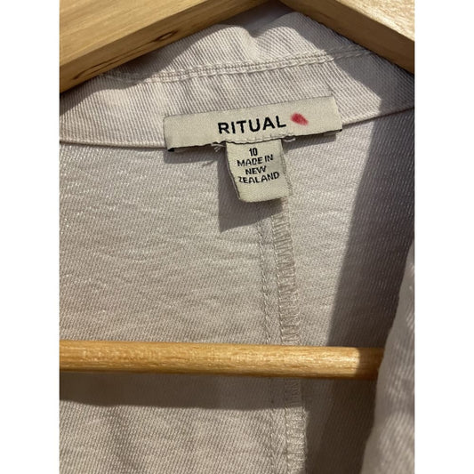 Ritual (nz) size 10 longline jacket - coats & jackets condition: used - jacket - jackets women’s apparel