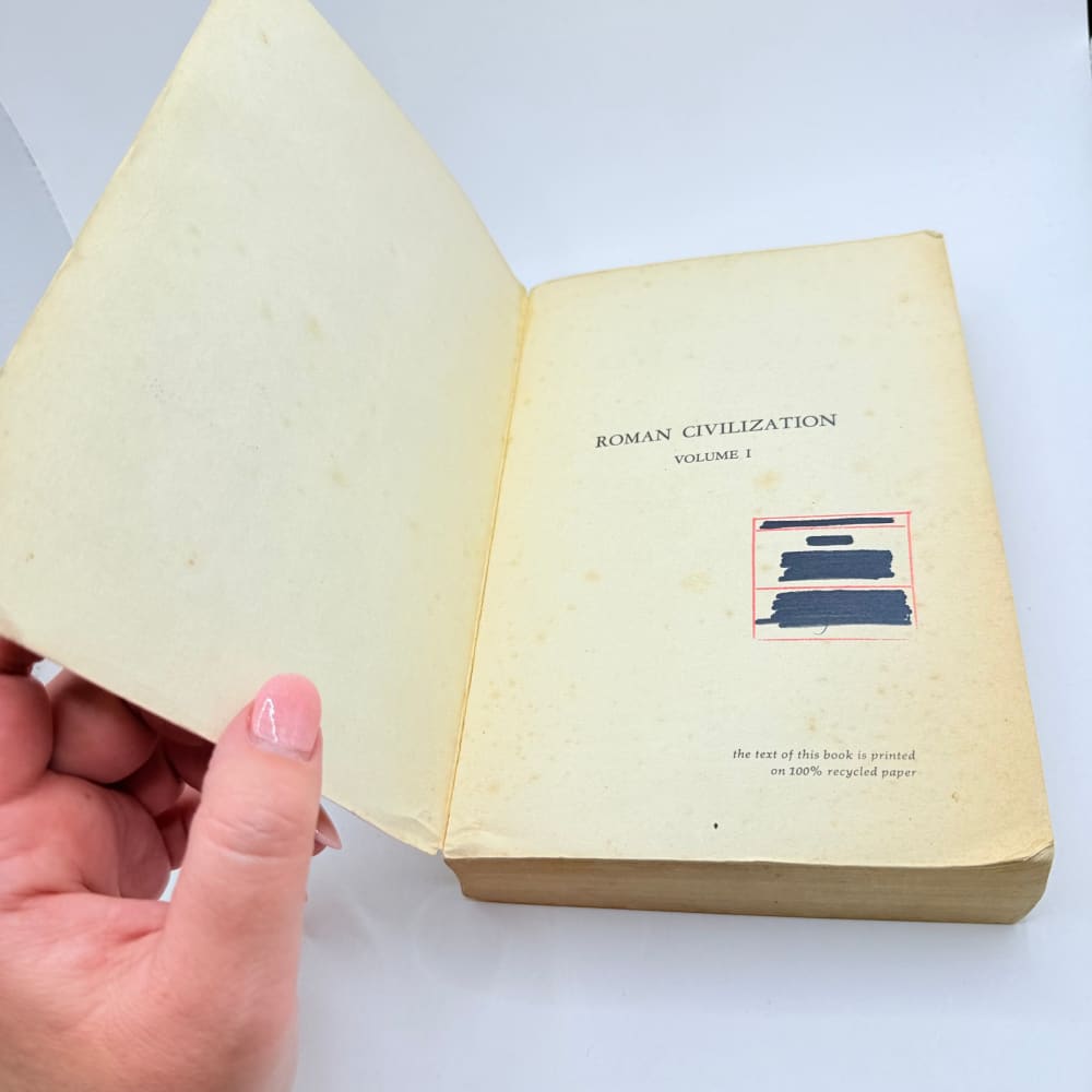 Roman civilization sourcebook i the republic - print books