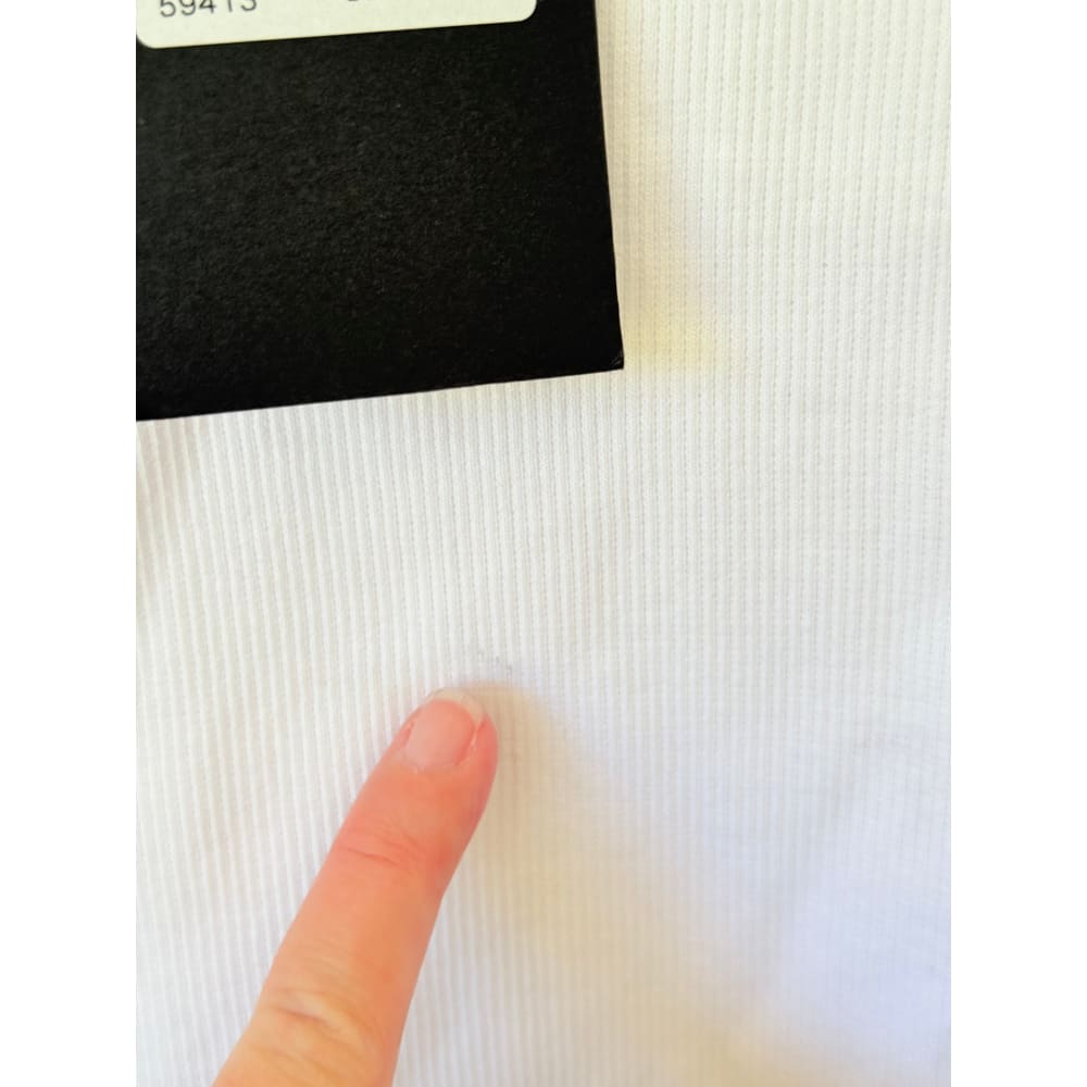 Royál size s white ribbed tank top with black trim rrp $24.99 - tank tops top women’s apparel