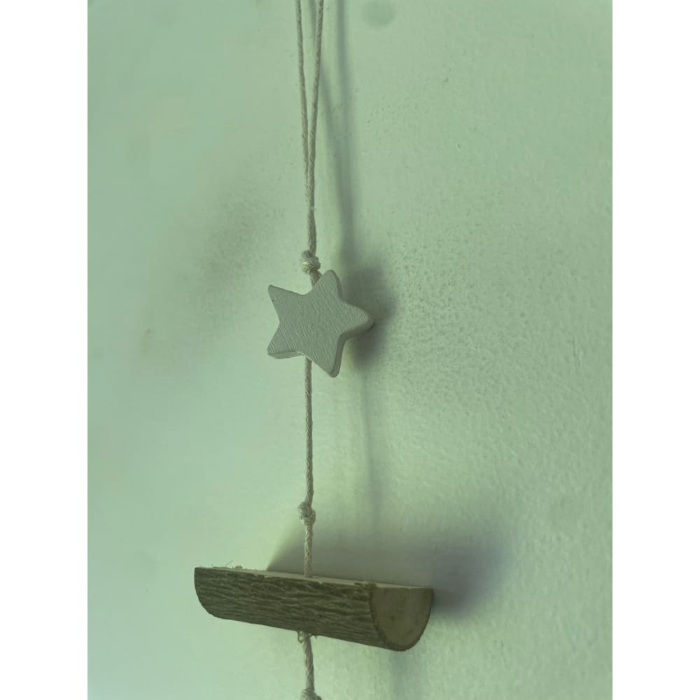 Rustic angel and star hanging decoration - holiday ornaments christmas decorations - seasonal & holidays decorations