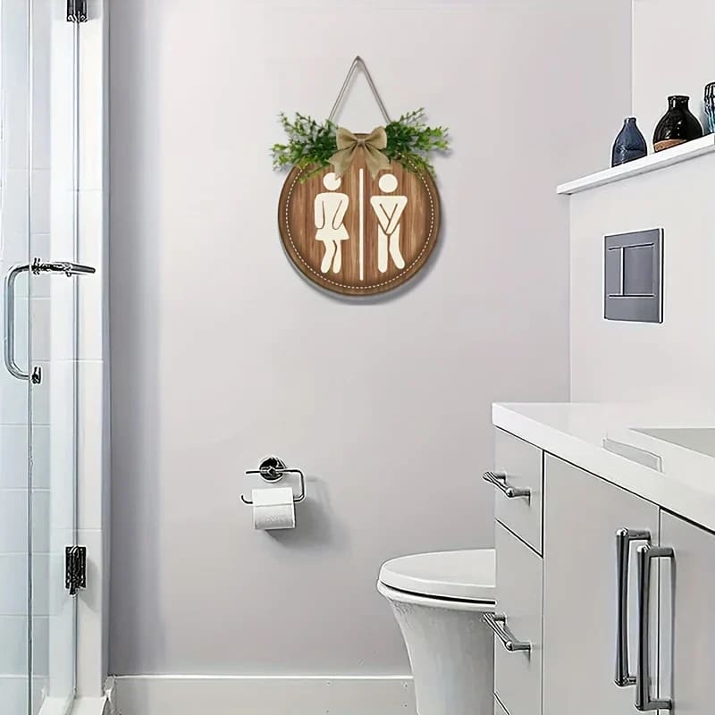 Bathroom sign - novelty signs home&living materials