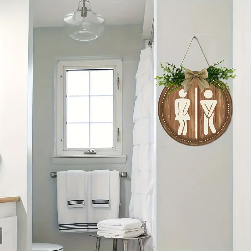 Bathroom sign - novelty signs home&living materials
