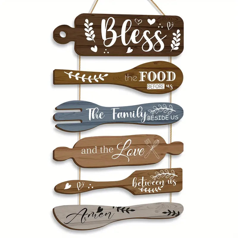 Rustic kitchen wall sign - novelty signs home&living materials