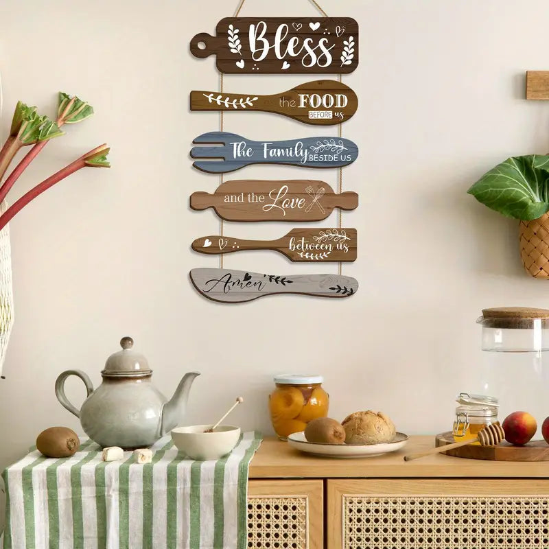 Rustic kitchen wall sign - novelty signs home&living materials
