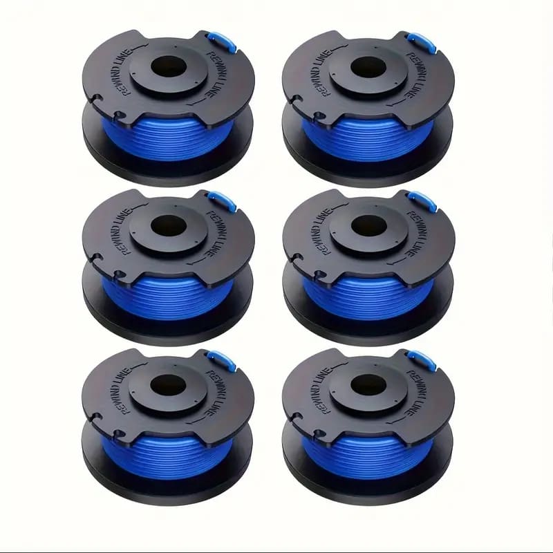6 rolls ryobi compatible feed line - weed trimmer spools home&living materials