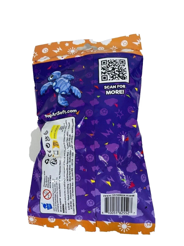 Pop Art Soft Blind Bag Plush Toy – Single Bean-Filled Character (Ages 4+)