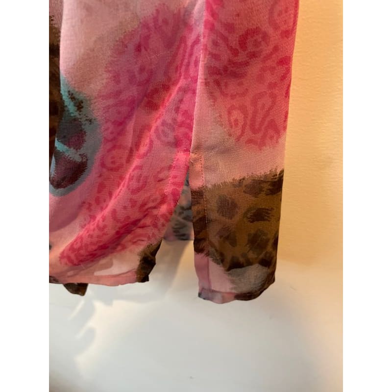 Saint lori size 10 kaftan / beach cover up - cover ups blouse - clothing & fashion - condition: used - short sleeve