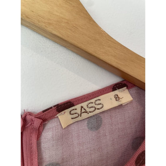 Sass size 8 soft viscose dress - dresses clothing & fashion - condition: used - dresses - long sleeve women’s apparel