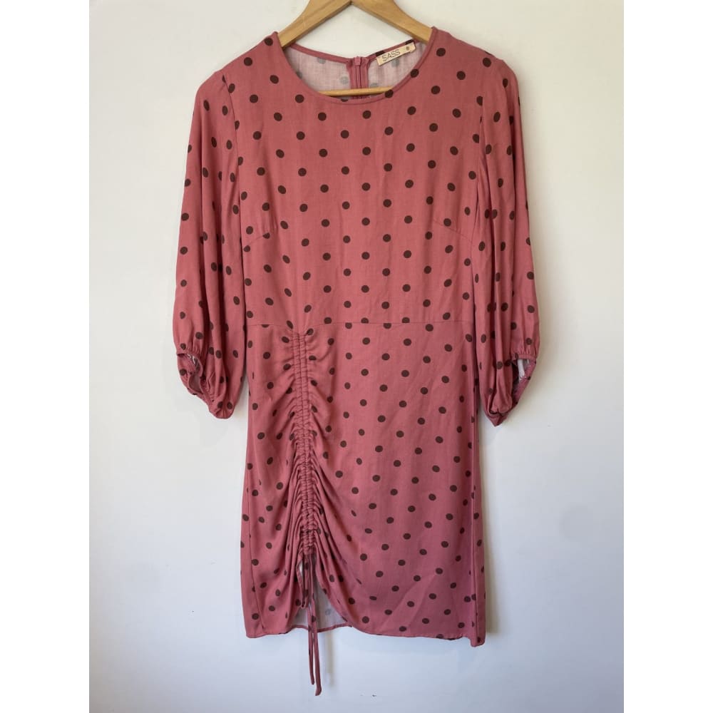 Sass size 8 soft viscose dress - dresses clothing & fashion - condition: used - dresses - long sleeve women’s apparel