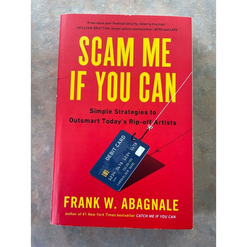 Scam me if you can - frank w. Abagnale - print books book - crime - non-fiction printed media