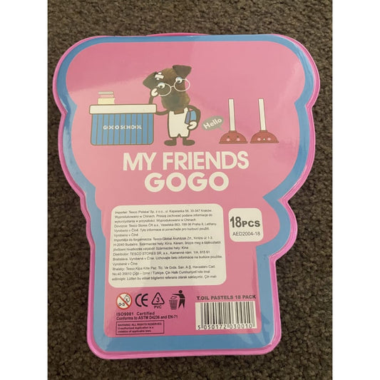 18 scented colour oil pastels & case - pastels art supplies - stationery stationery