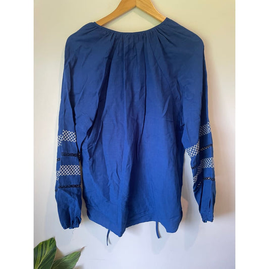 Seduce nz size 10 blue top – brand new - blouses blouse - clothing & fashion - designer clearance - top women’s apparel