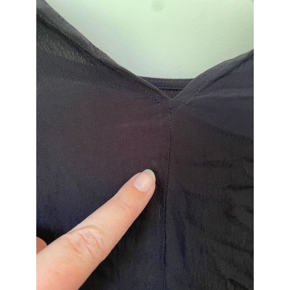 Seduce nz size 12 black casual top – minor flaws noted - blouses blouse - clothing & fashion - designer clearance - top