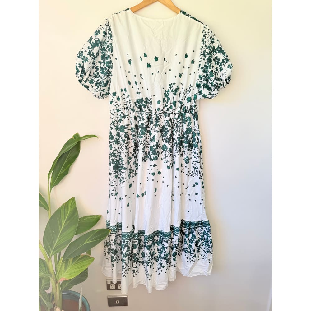 Shein curve 2xl floral wrap dress – fresh feminine & flattering - dresses top women’s apparel