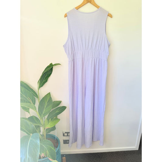 Shein curve size 2xl light purple sleeveless jump suit - dresses top women’s apparel