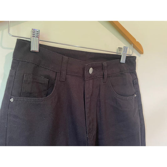 Shein distressed black jeans - size small / 8 - pants bottom - clothing & fashion - jeans - pants women’s apparel