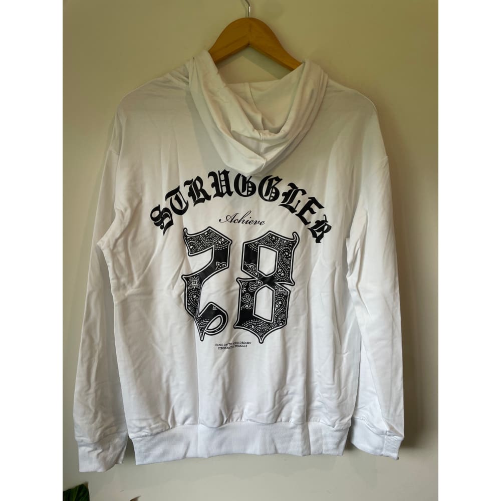 Shein word graphic hoodie - size small - clothing tops clothing & fashion - hoodie - men - tops menās apparel