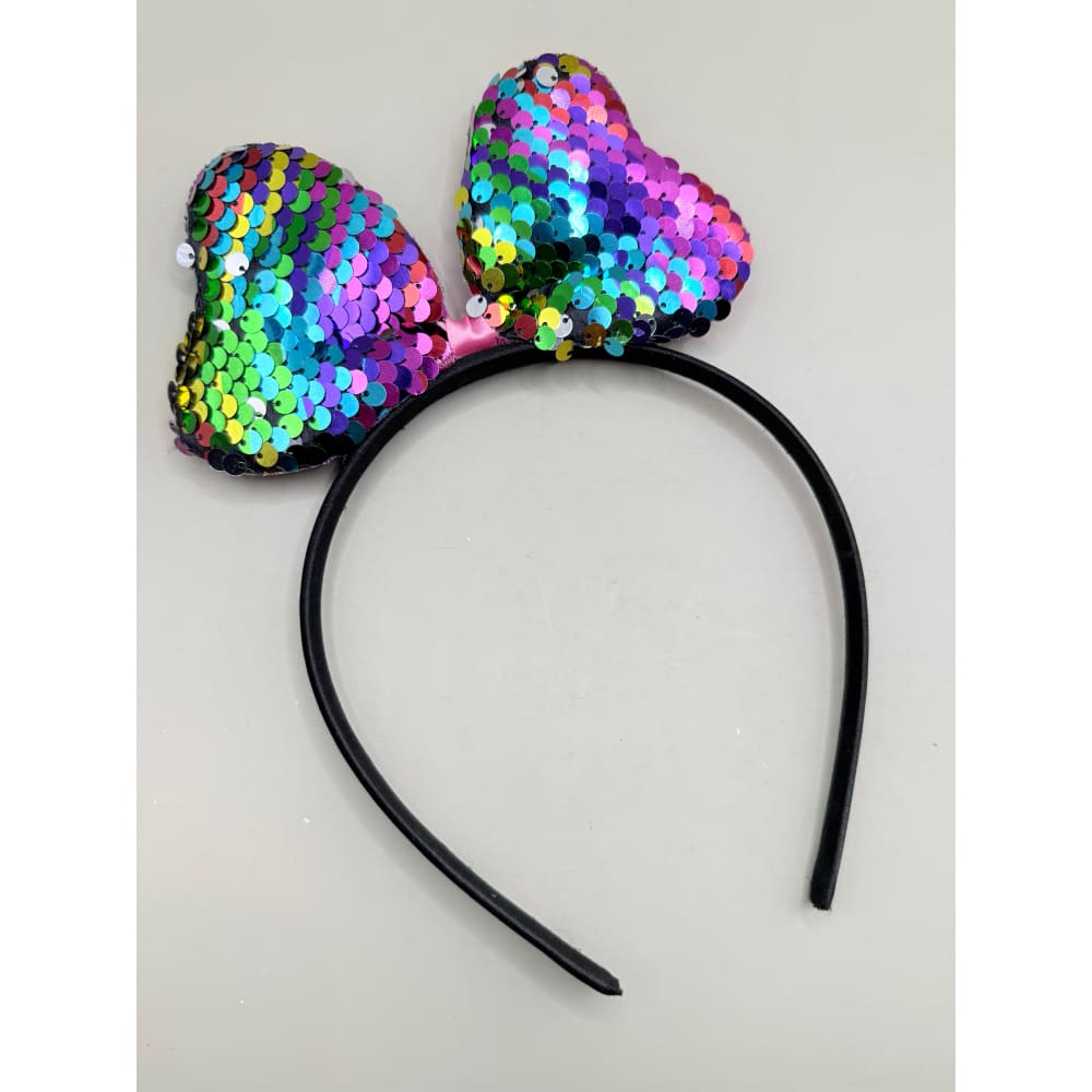 Sequin bow girls headband - headbands baby accessories children’s apparel