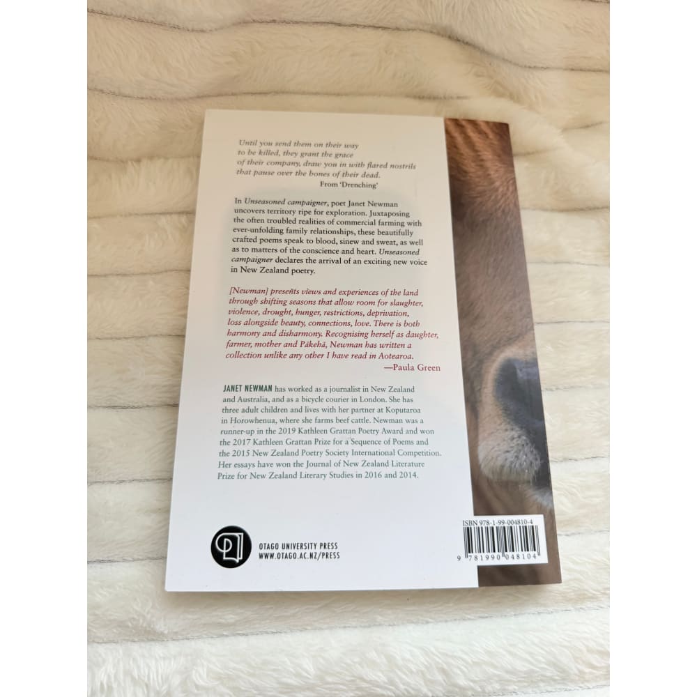 Unseasoned campaigner by janet newman - books printed media