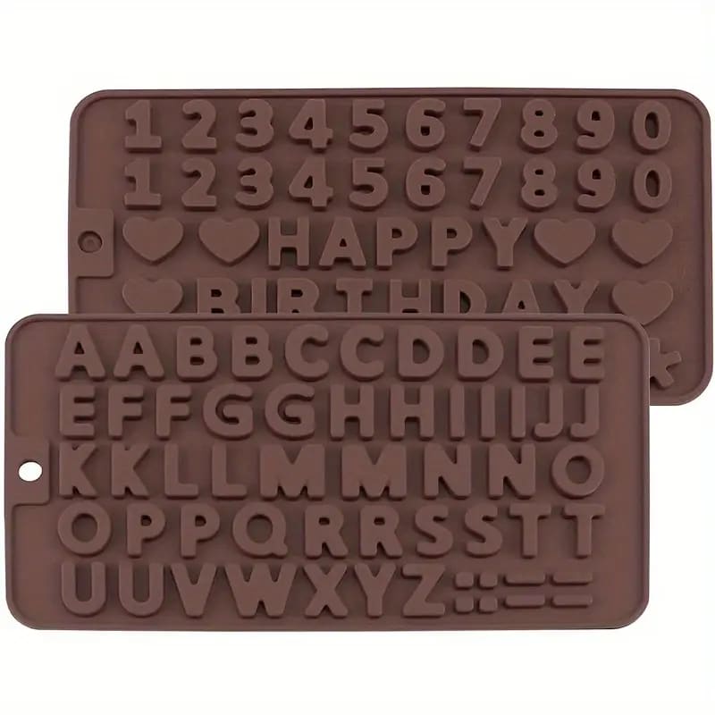 Alphabet silicone moulds - kitchen molds home&living materials