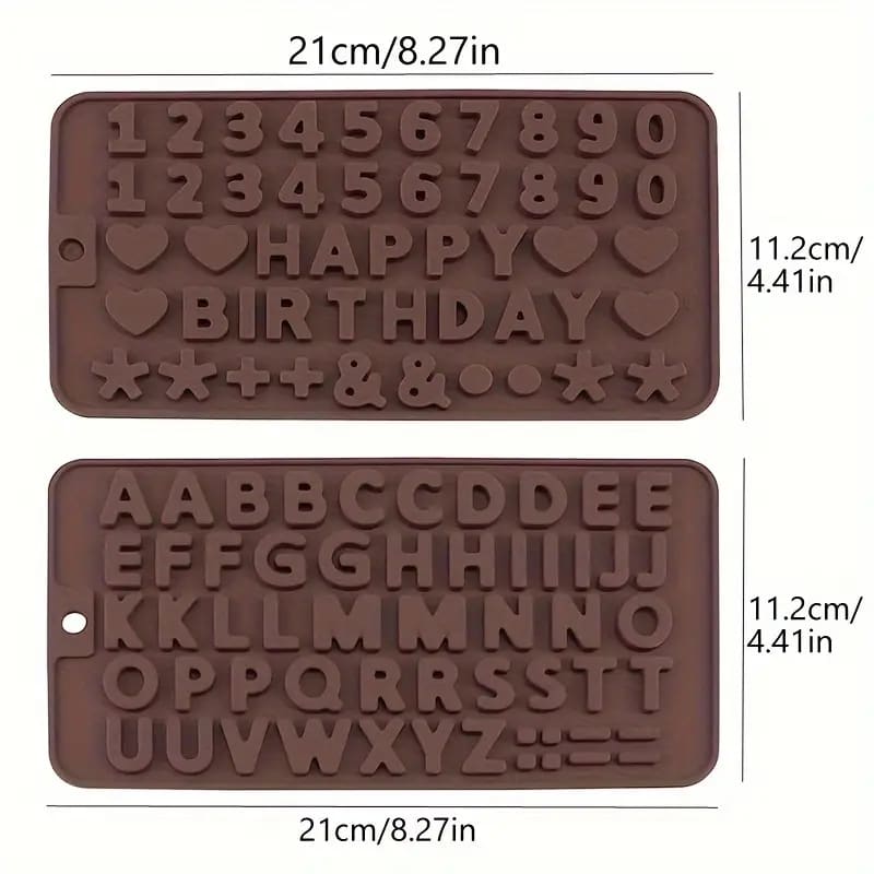 Alphabet silicone moulds - kitchen molds home&living materials