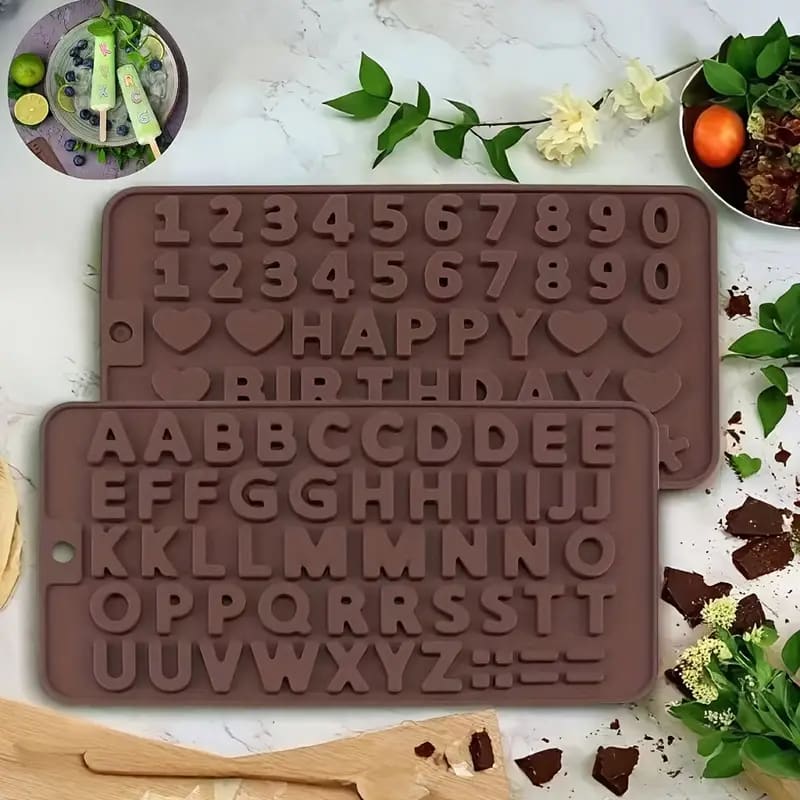 Alphabet silicone moulds - kitchen molds home&living materials