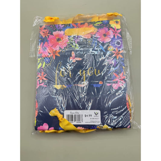 6 pack simon elvin floral ’for you’ small gift bags rrp $5.99 each - gift bags stationery