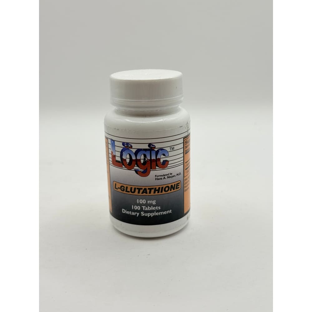 Logic l-glutathione 100mg - 100 tablets - single vitamins health and wellness