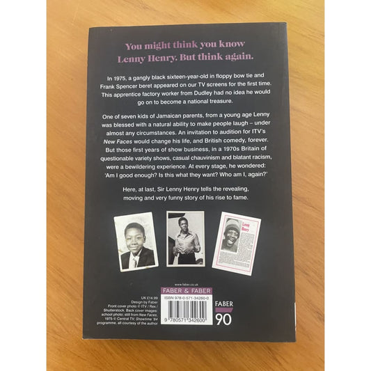 Lenny henry who am i again? - print books book - condition: used - memoir printed media