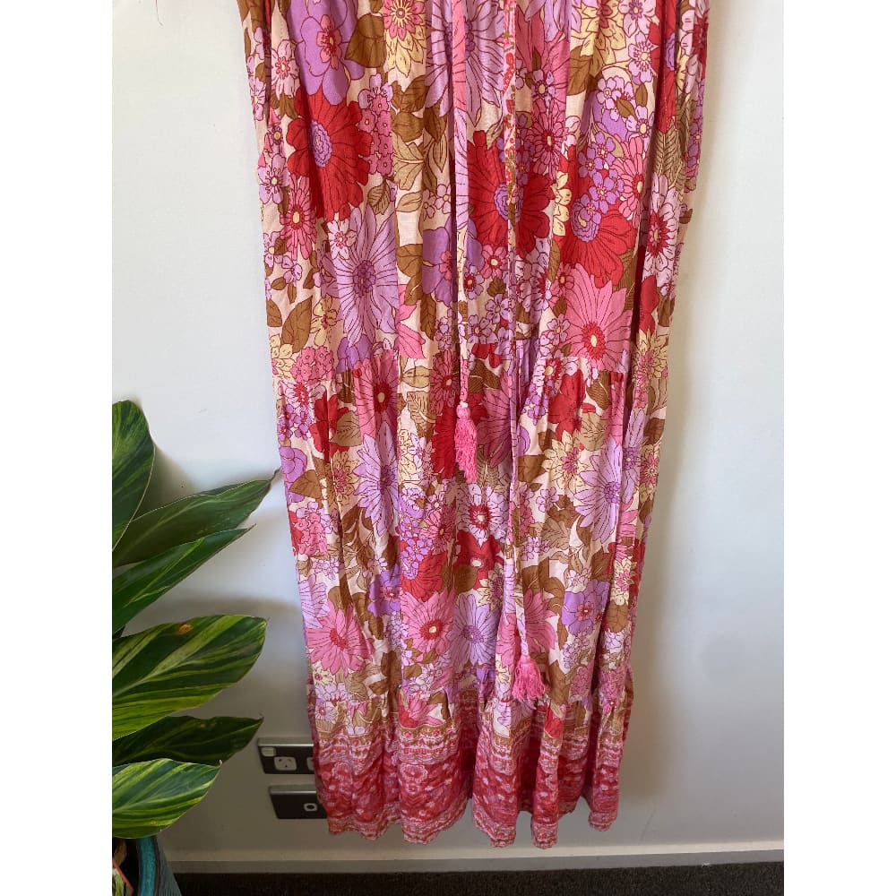 BRAND UNKNOWN Size 10 Floral print Rayon Dress