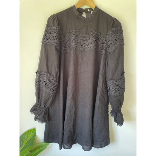 Brand new cut label branded clothing – size 10 linen-blend dress - dresses bnew label cut branded clothing - clothing &