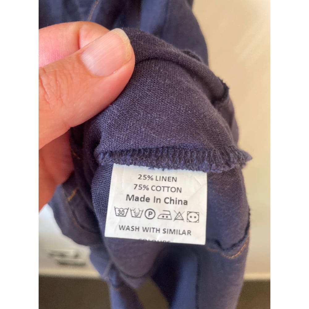 Brand New Cut Label Branded Clothing Clearance* BRAND UNKNOWN Size 10 Linen/Cotton Dress-TVJ-000024